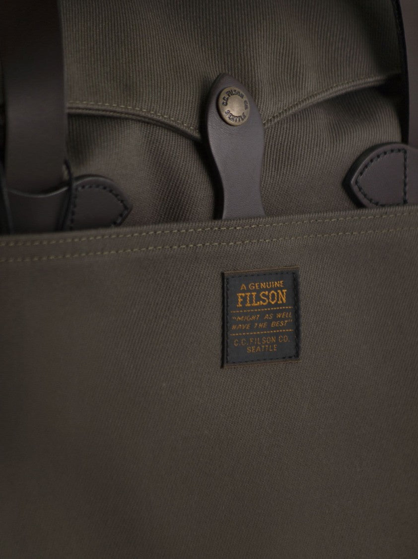 Filson Original Briefcase - Fabric And Leather Bag