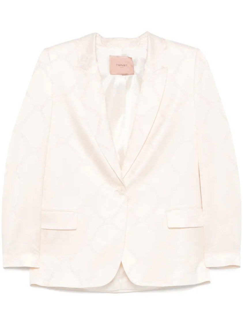 Twin-Set Oval T-Jacquard Blazer