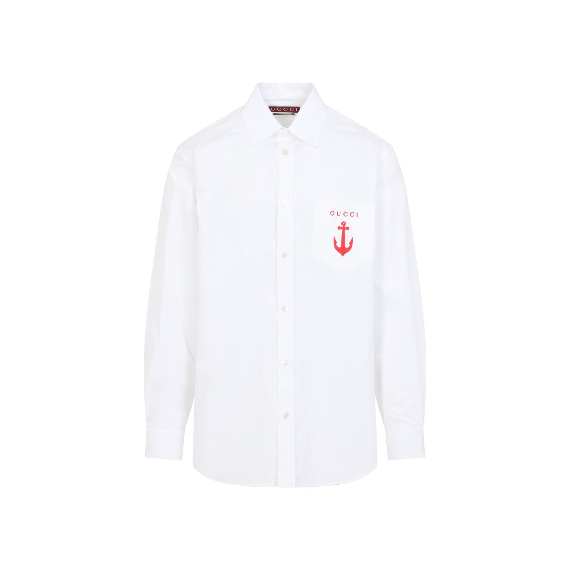 Gucci Crisp White Cotton Shirt