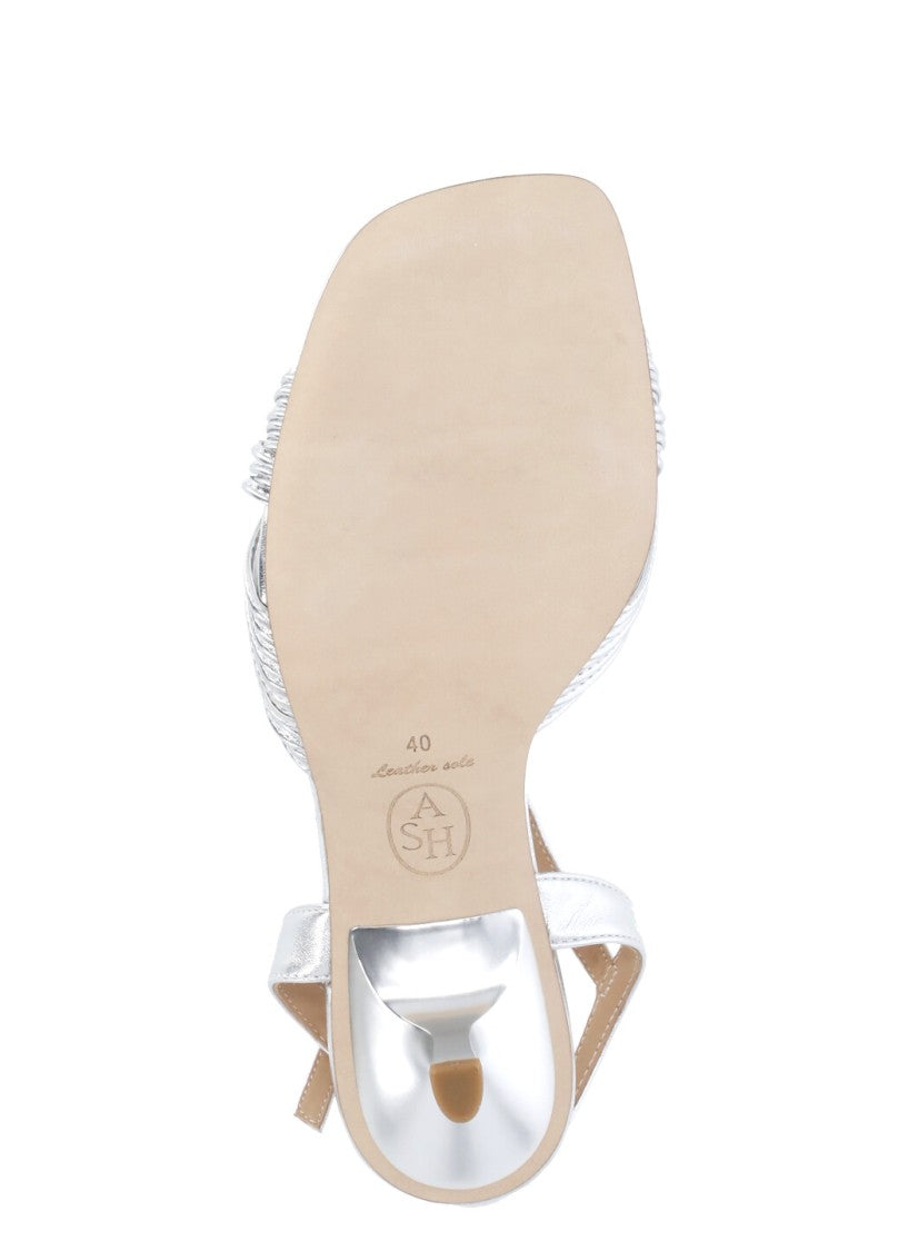 Ash Silver Janis Leather Sandal