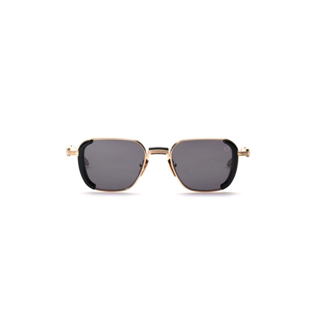 Akoni Aks-513 Geometric Frame Sunglasses With Gold-Tone Metal