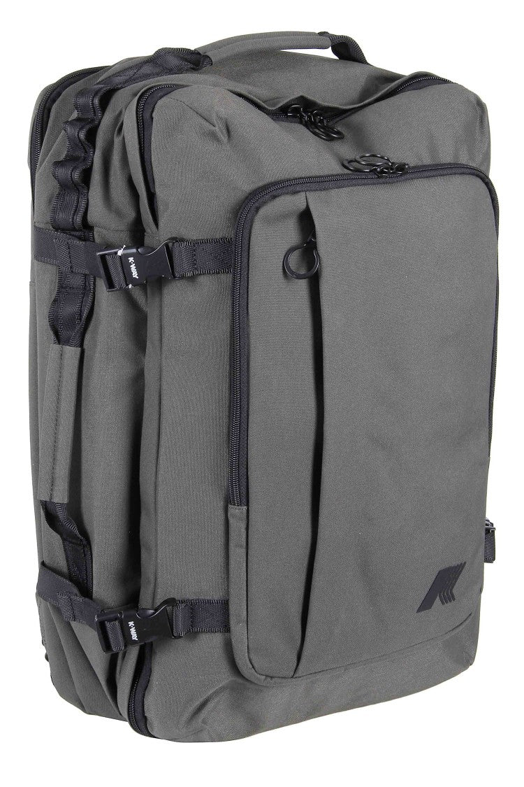 K-Way Green Salome Minimalist Nylon Backpack