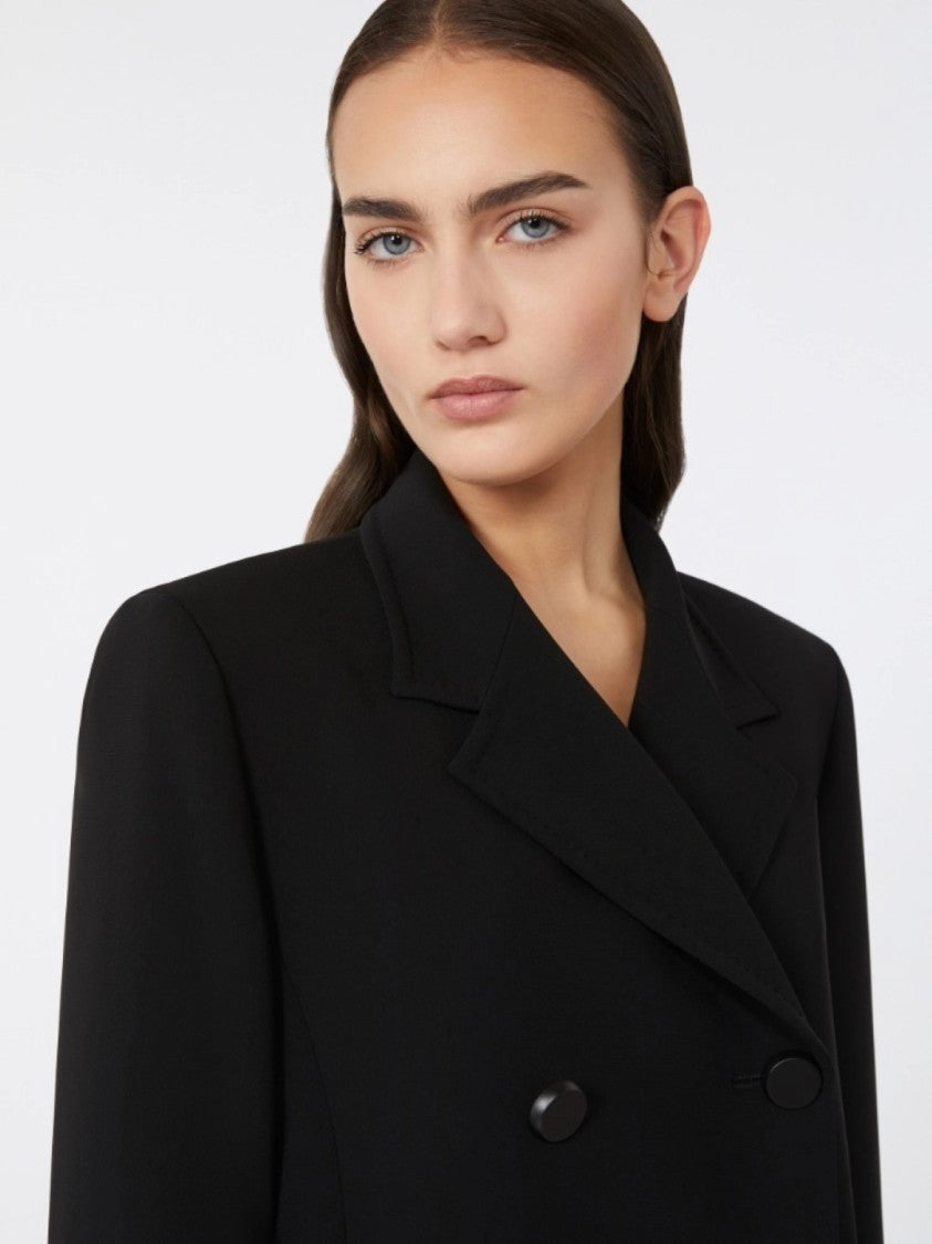 Max Mara Cropped Tailored Jacket With Notched Lapel