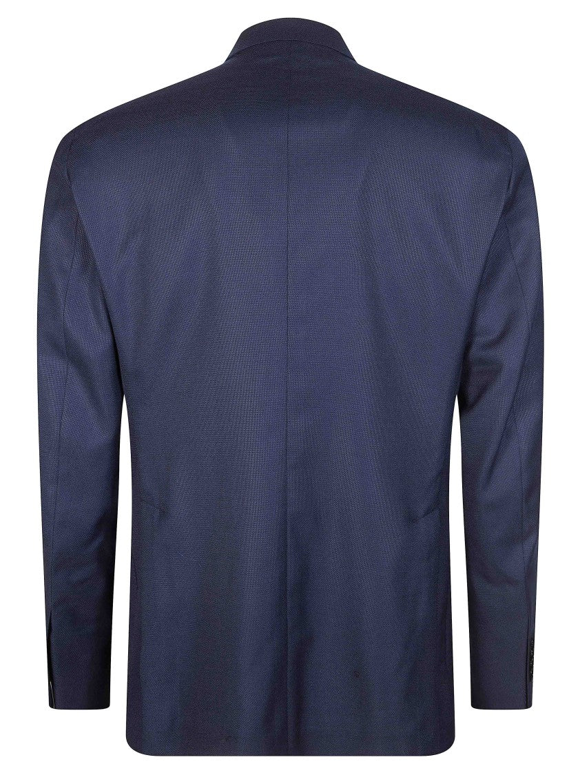 Tagliatore Blue Super 110S Virgin Wool Blazer