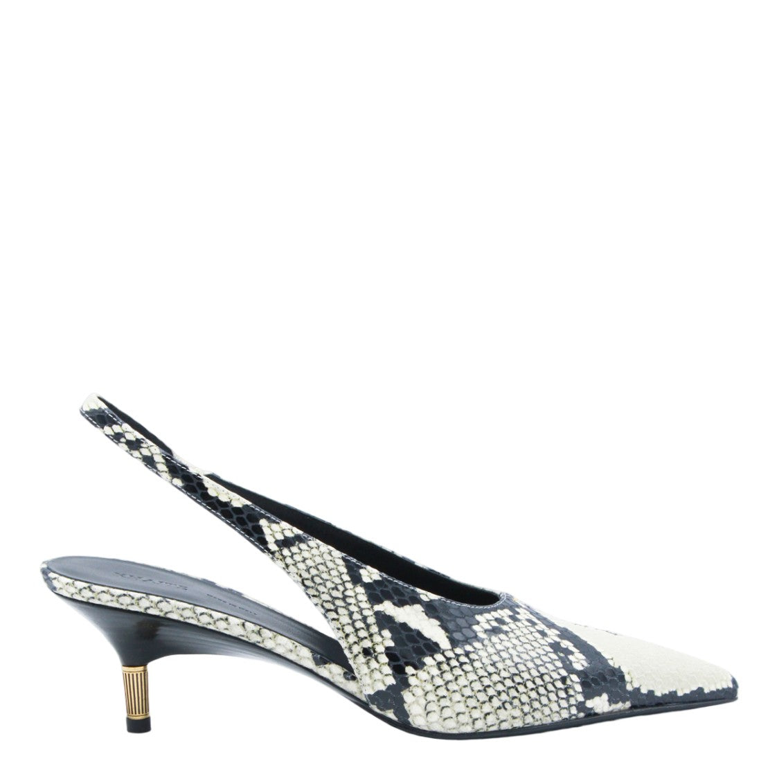 Khaite Refined Pointed Toe Slingback Heels