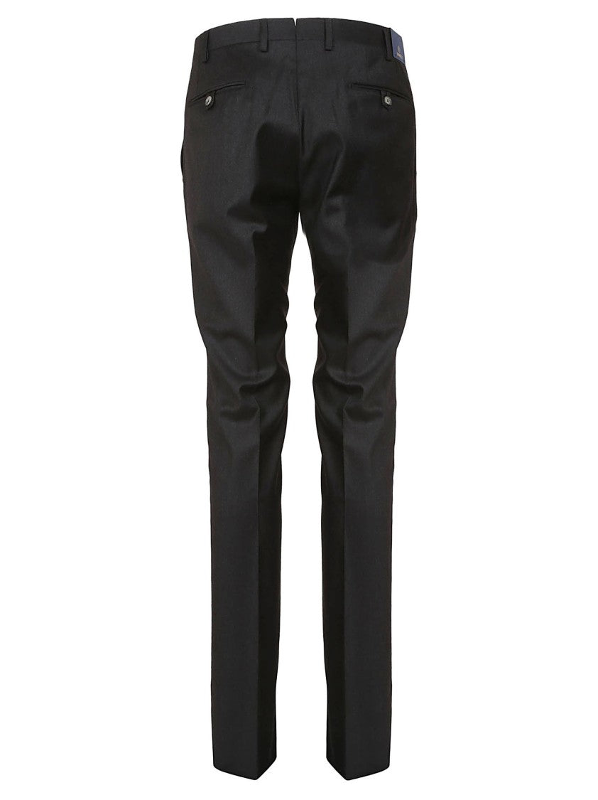 Biagio Santaniello Tailored Black Trousers With Modern Silhouette