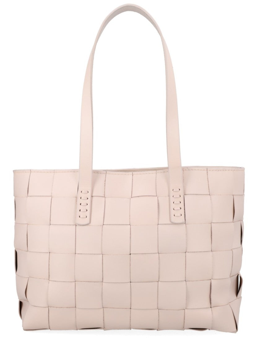 Dragon Diffusion Neutrals Japan Woven Leather Tote Bag