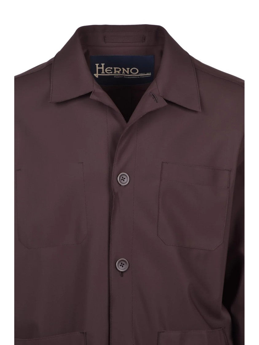 Herno Scuba Shirt Jacket - Brown