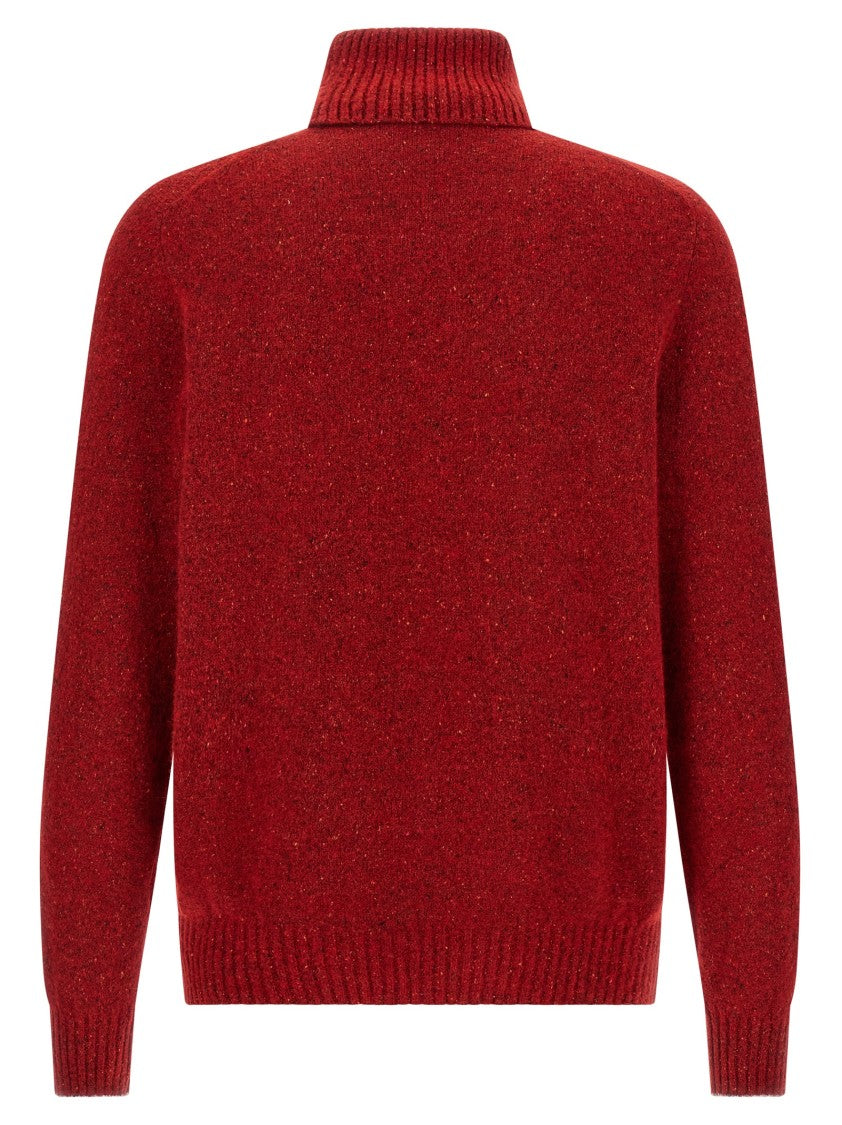 Brunello Cucinelli High Neck Alpaca-Silk Blend Sweater