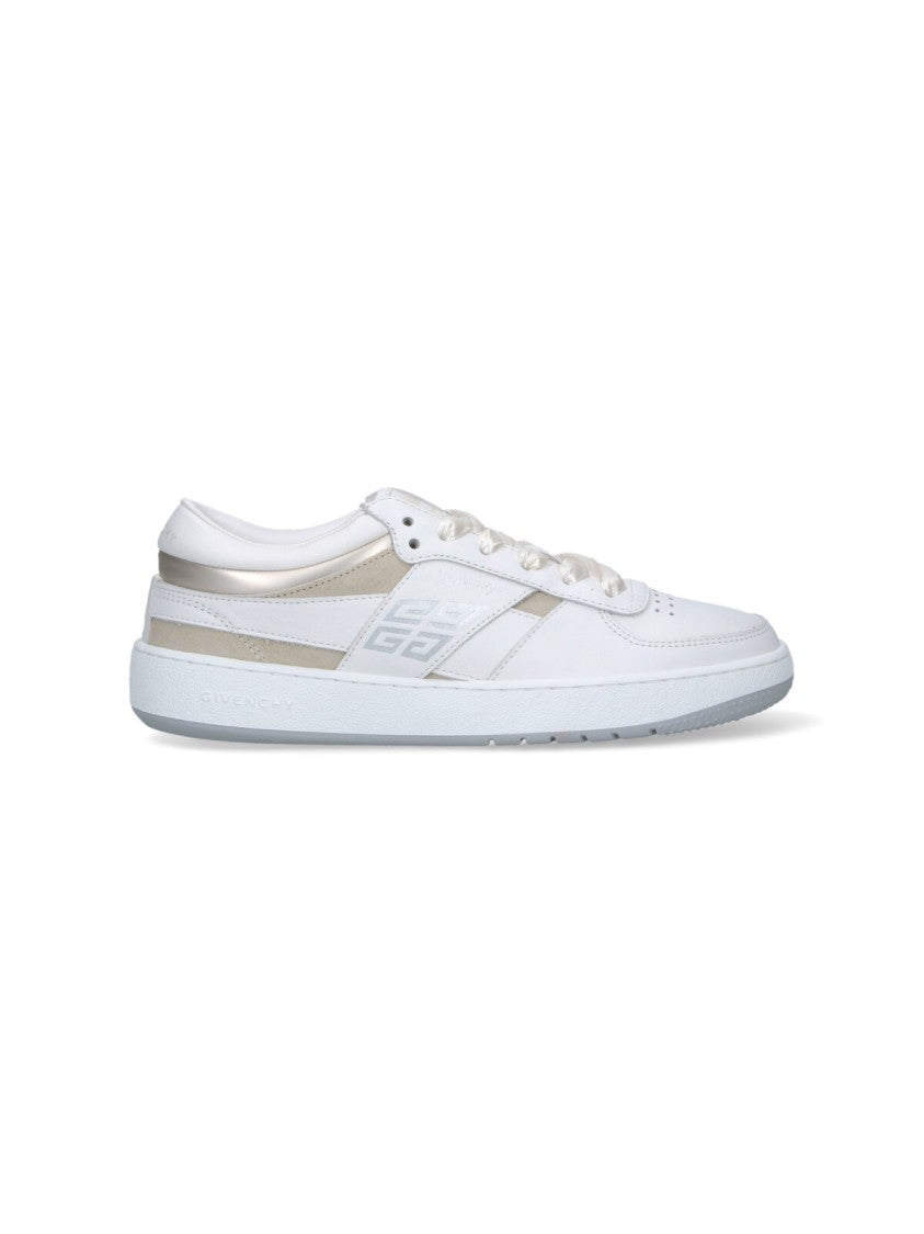 Givenchy Minimalist White Sneaker With Classic Silhouette
