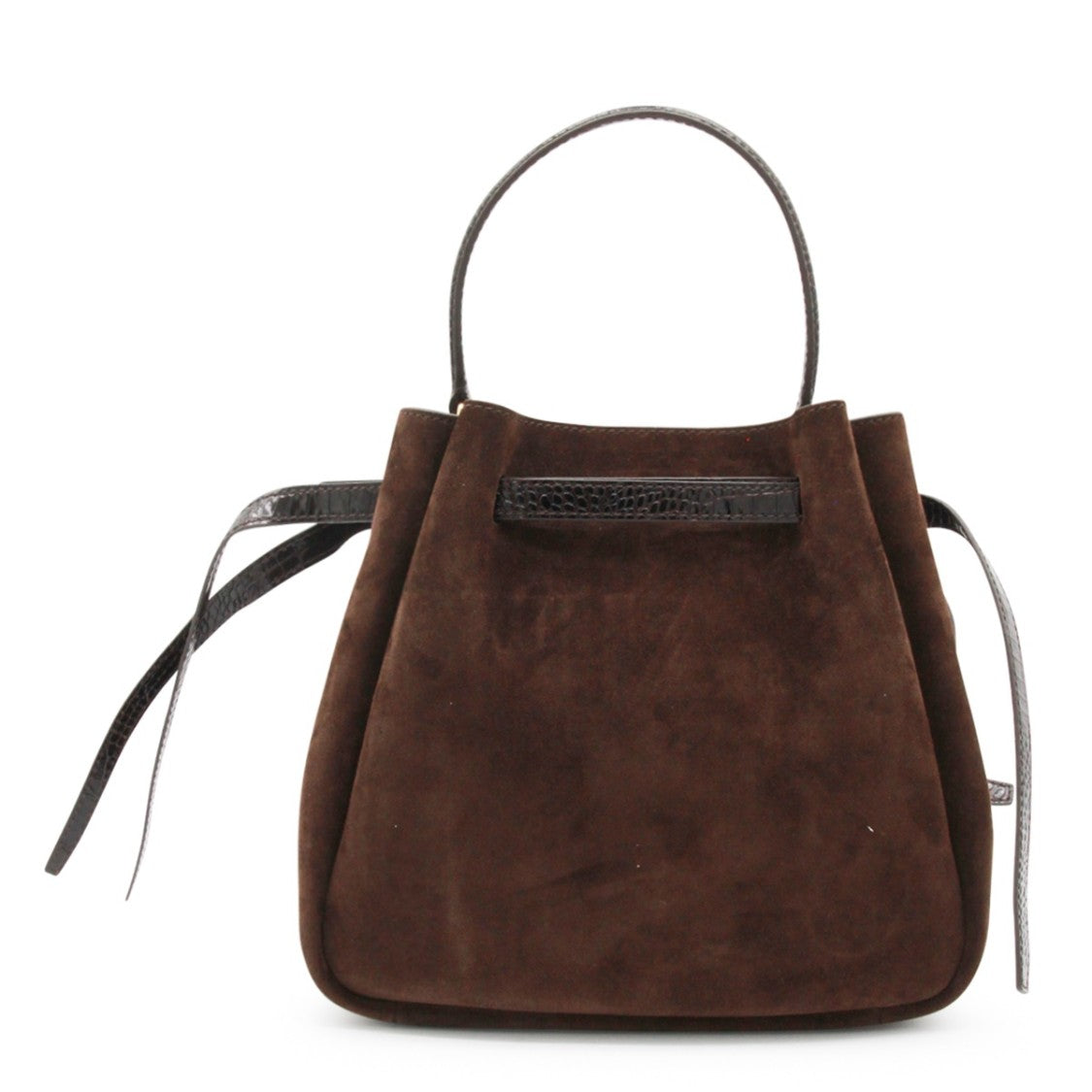 Tory Burch Structured Suede Handbag