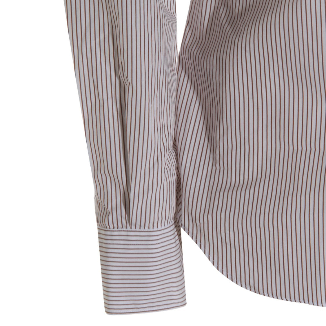 Glanshirt White Tailored Long-Sleeved Shirt