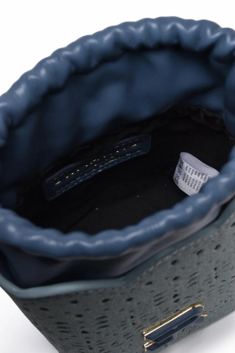 Ermanno Firenze Denim Bucket Terra Jeans Polyester Polyurethane Bag