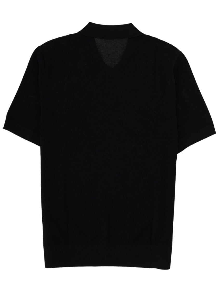 Fred Perry Knit Polo Textured Pattern Shirt