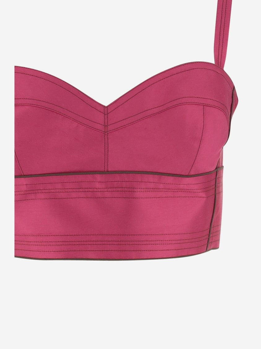 Tory Burch Structured Silk Top