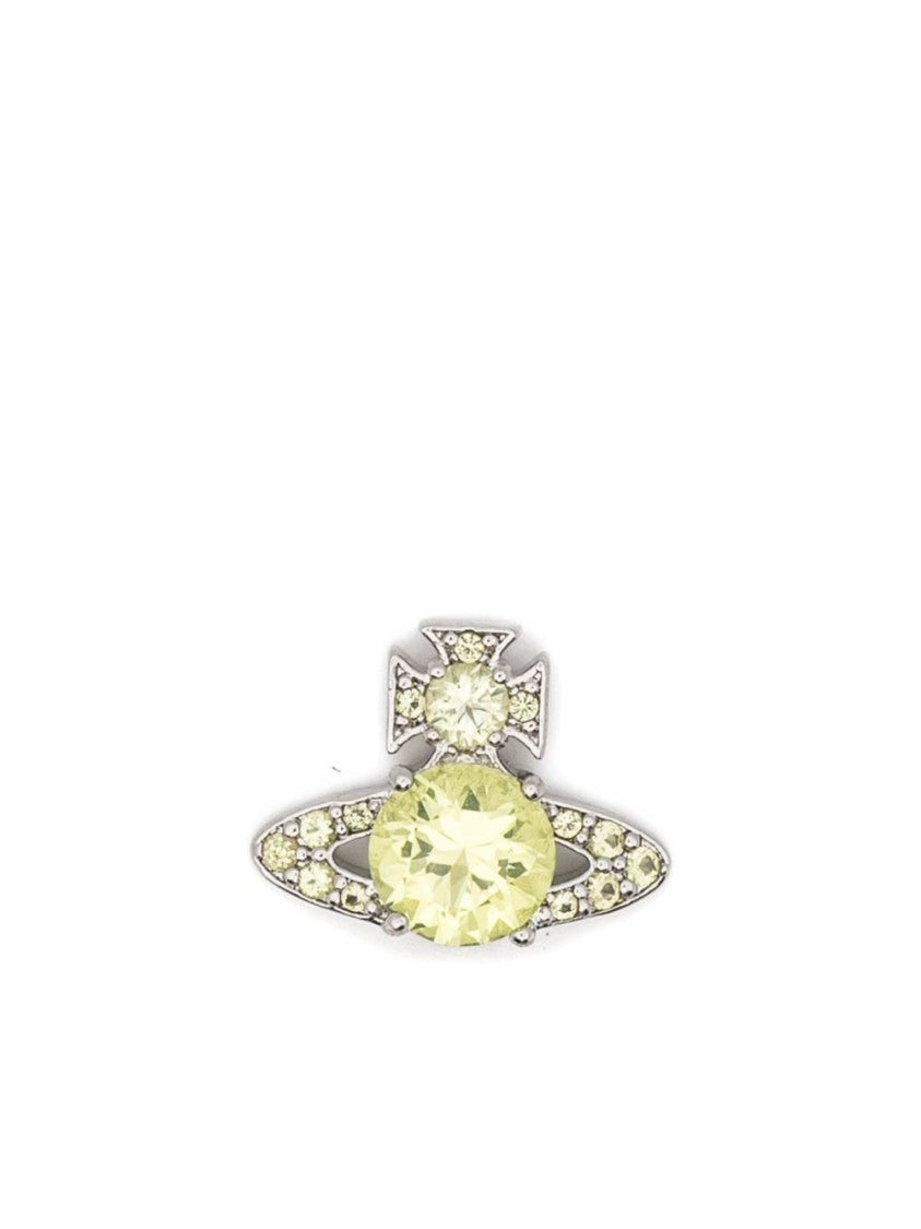 Vivienne Westwood Orb Design Silver-Tone Stud Earrings
