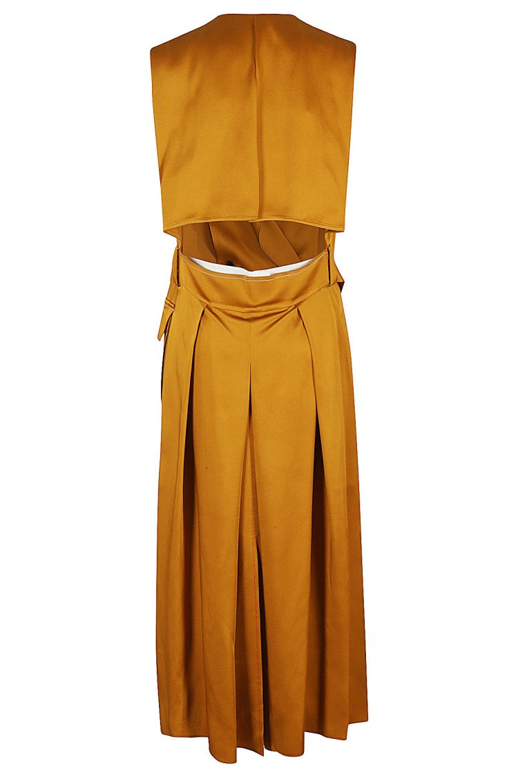 Victoria Beckham Ginger Trench Dress With Button Closure