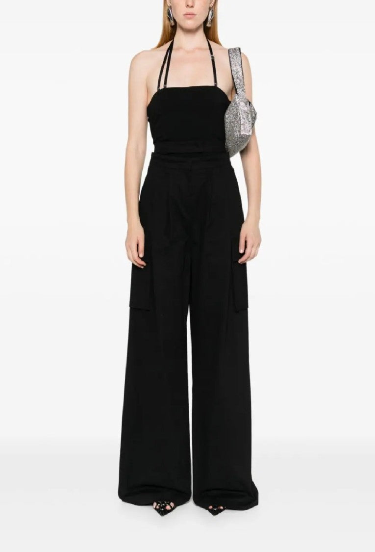 The Attico Strapless Black Top