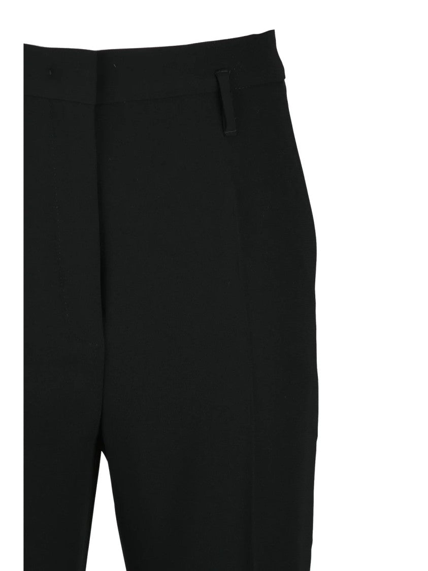 Max Mara High-Waisted Black Trousers With Tailored Silhouette