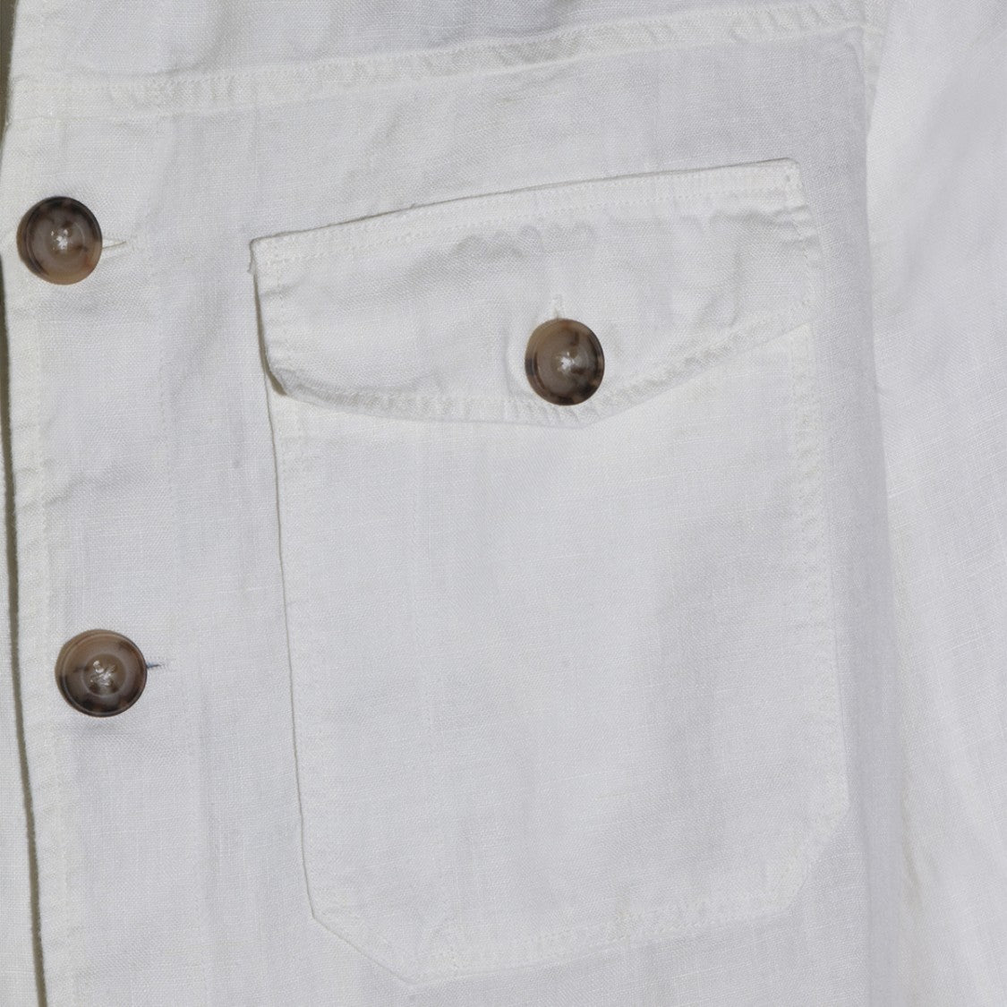 Altea White Linen Casual Jacket
