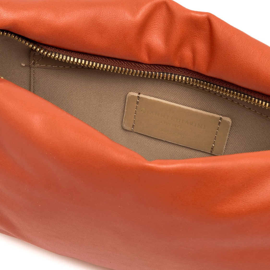 Gianni Chiarini Allegra Shoulder Bag In Coral Leather