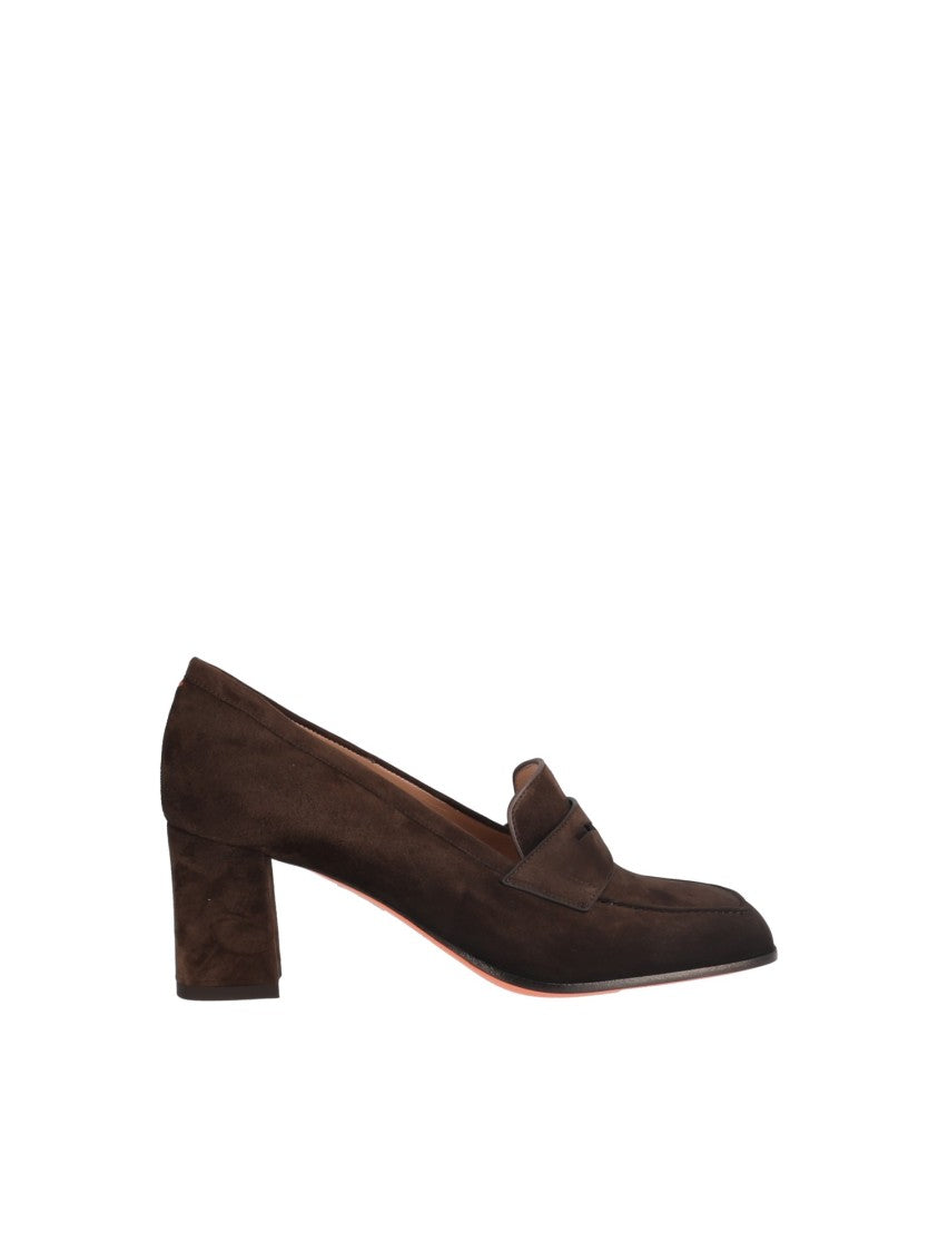 Santoni Black Carla Pumps