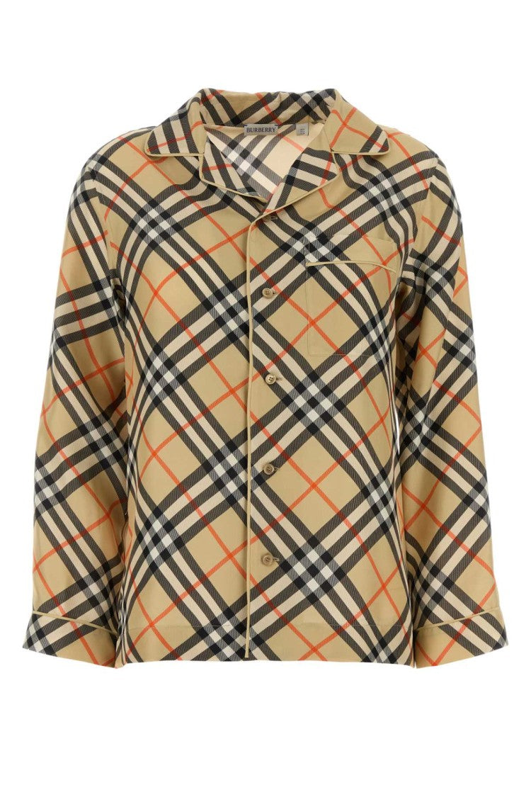 Burberry Embroidered Silk Shirt