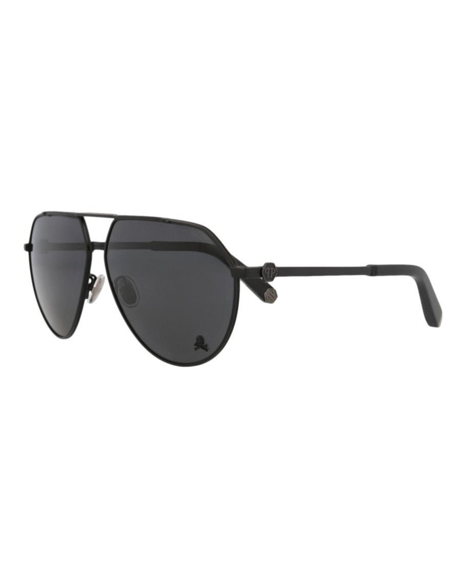 Philipp Plein Aviator-Frame Acetate Sunglasses With Polarized Lenses And Designer Case