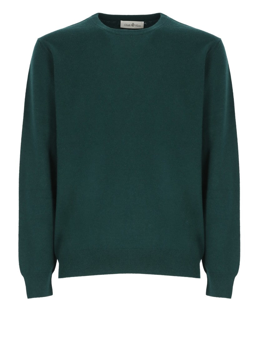 Della Ciana Deep Green Merino Wool And Cashmere Sweater