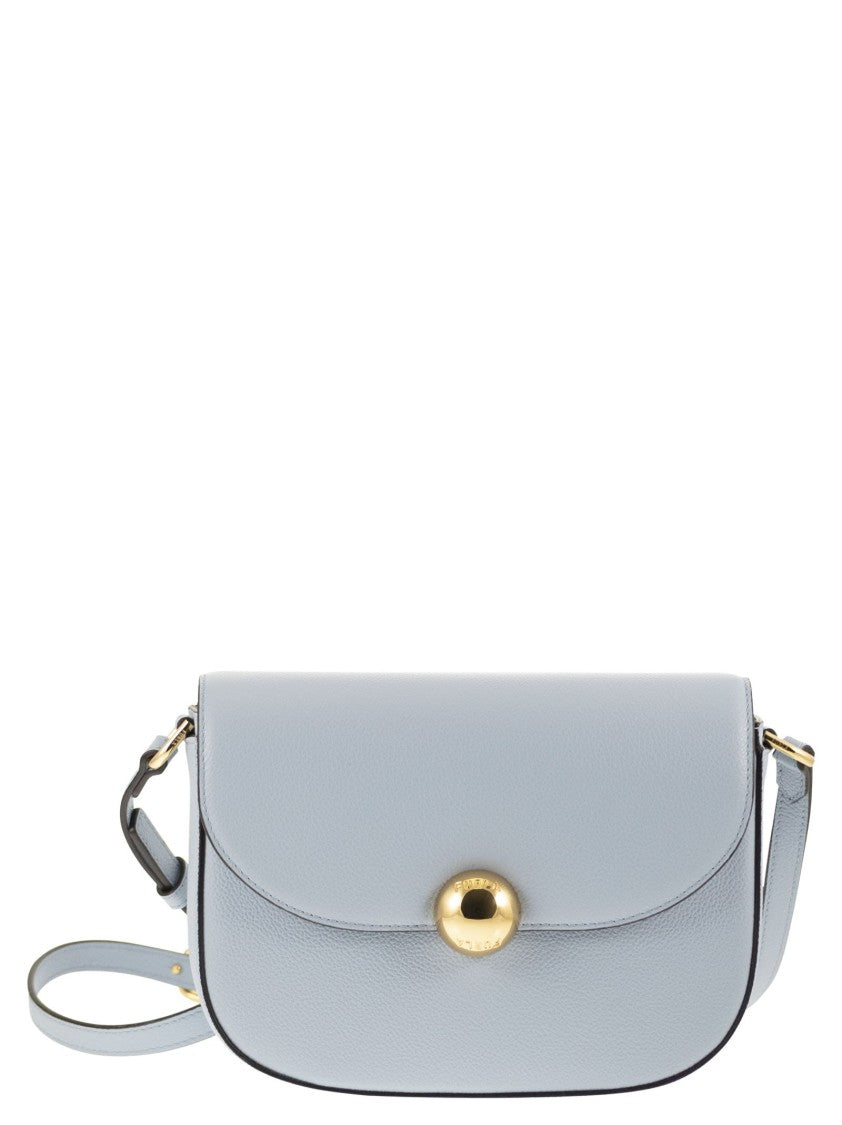 Furla Compact Saddle Design Shoulder Bag With Iconic Logo