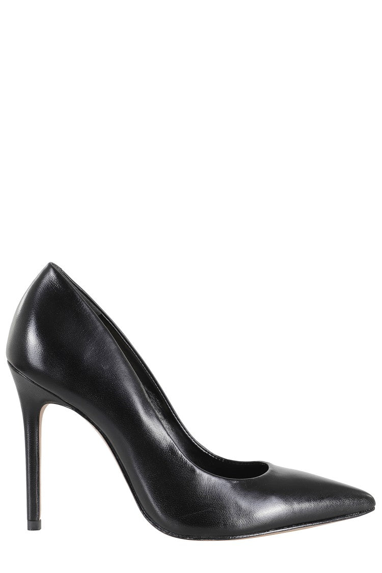 Schutz Pointed-Toe Leather Pump With Slip-On Design