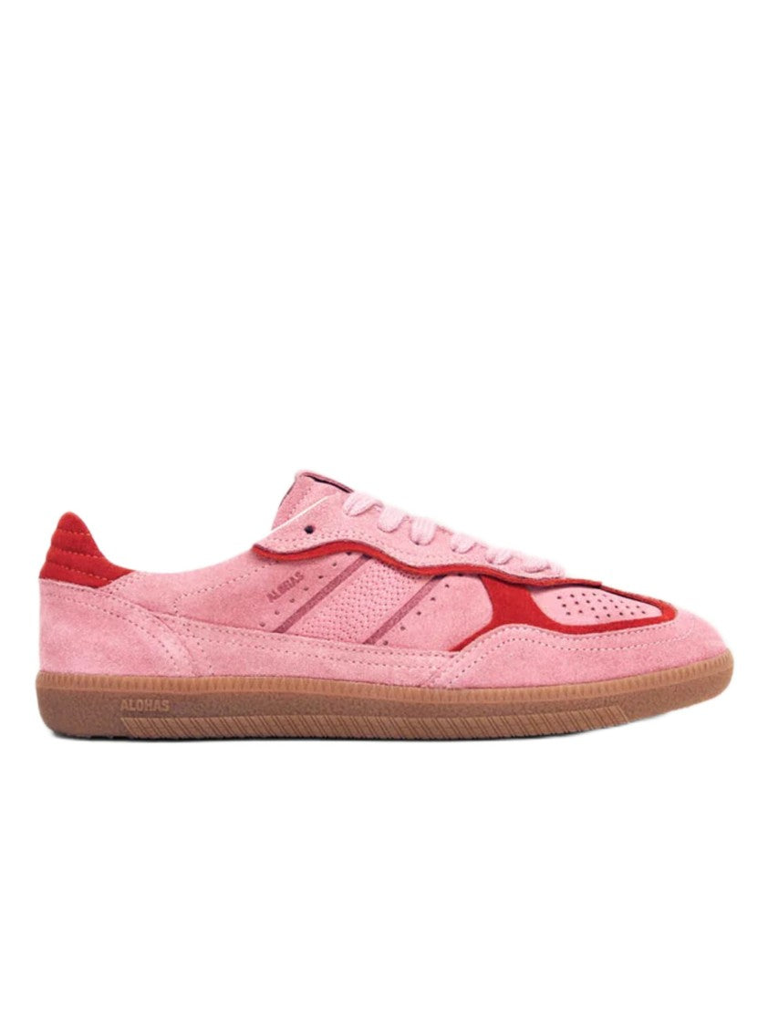 Alohas Low-Top Sneakers In Pink Suede With Contrasting Details