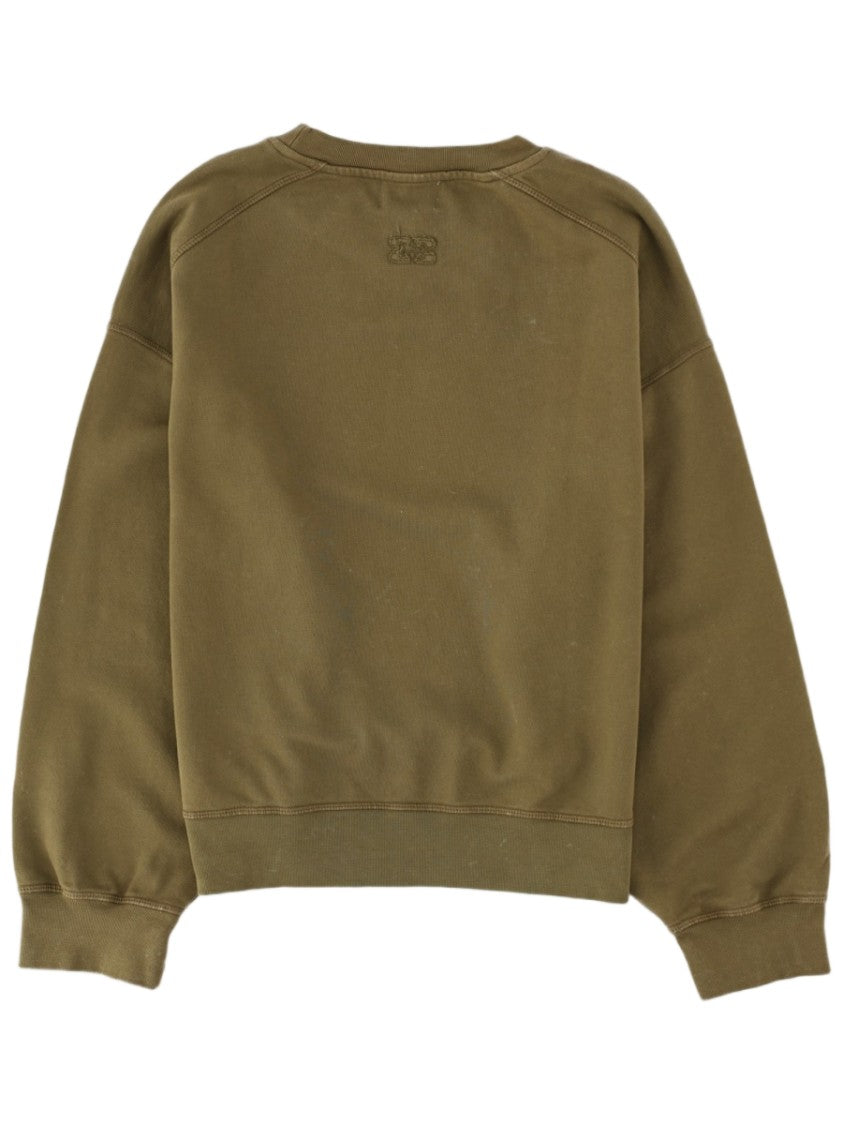 Ganni Regular Fit Organic Cotton Sweatshirt