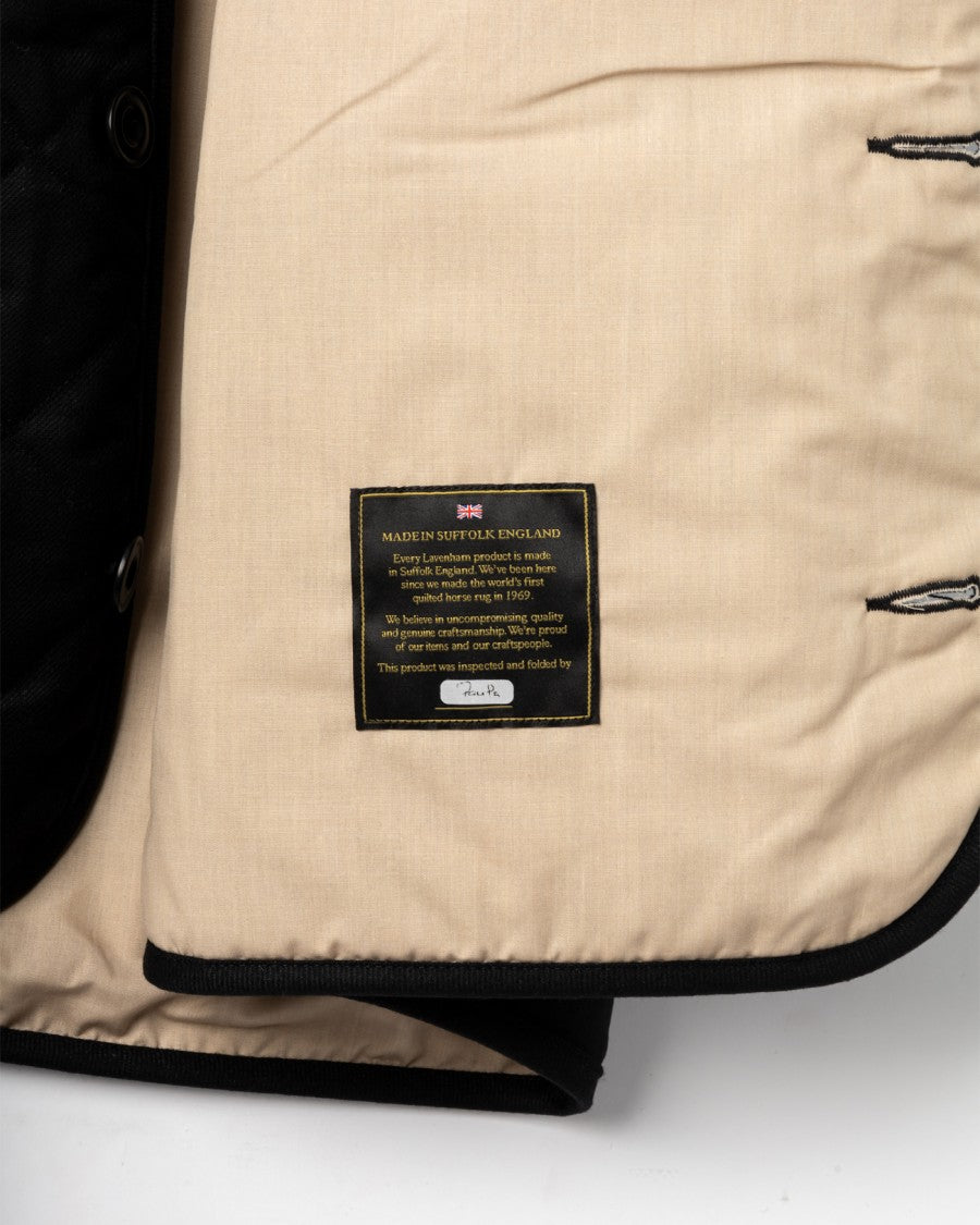 Lavenham Black Edition Wool-Blend Layering Gilet