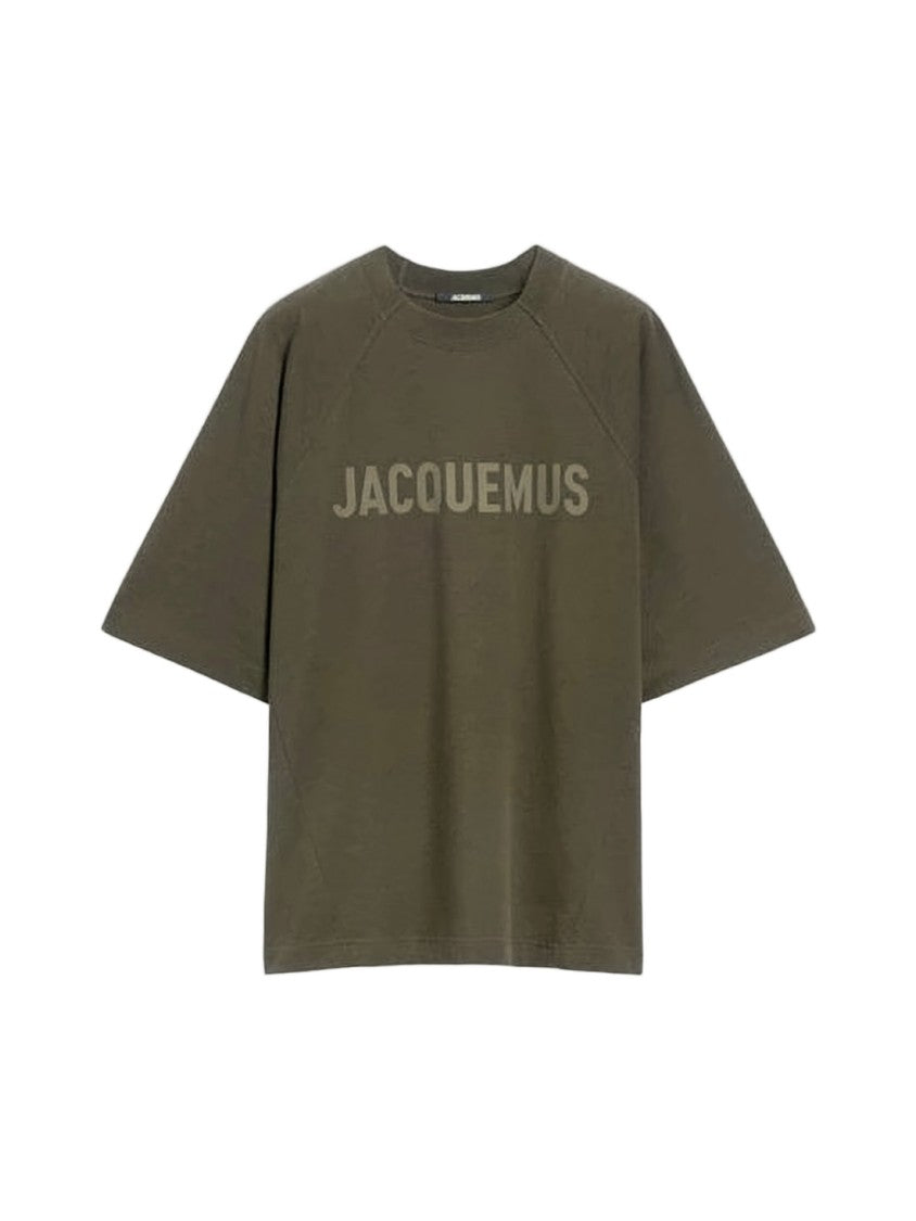 Jacquemus Loose-Fitting Crew Neck T-Shirt With Tonal Logo