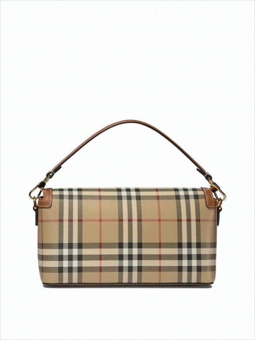 Burberry Rectangular Check Pattern Shoulder Bag