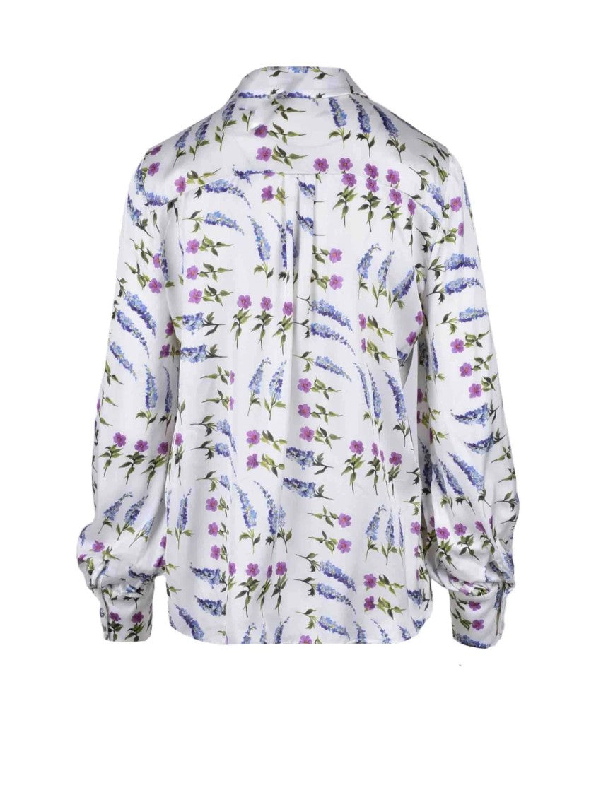 Motel Multicolor Floral Print Viscose Shirt