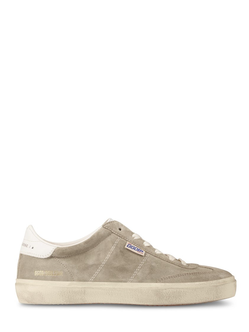 Golden Goose Soft Suede Lace-Up Sneakers With Subtle Branding