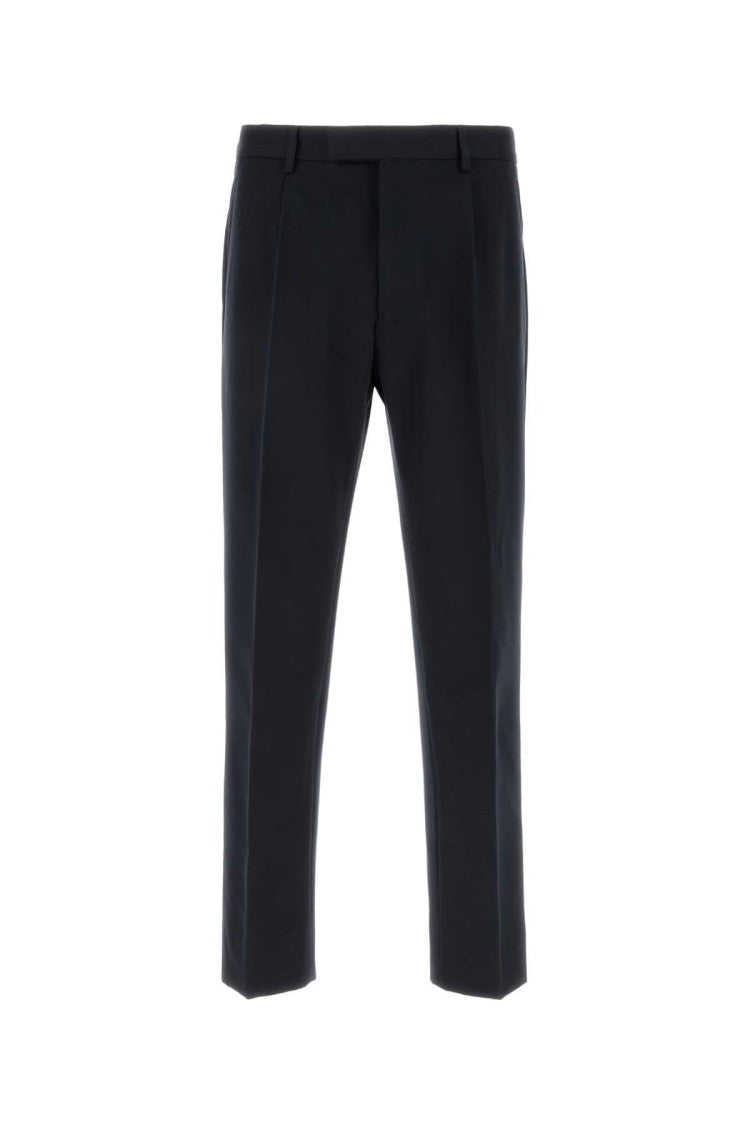 Zegna Midnight Blue Cotton Blend Pant