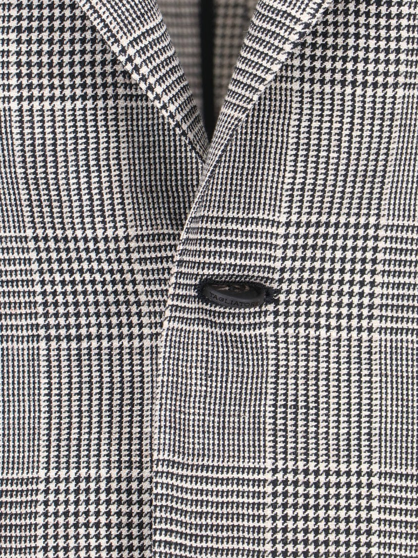 Tagliatore Single-Breasted Blazer – White