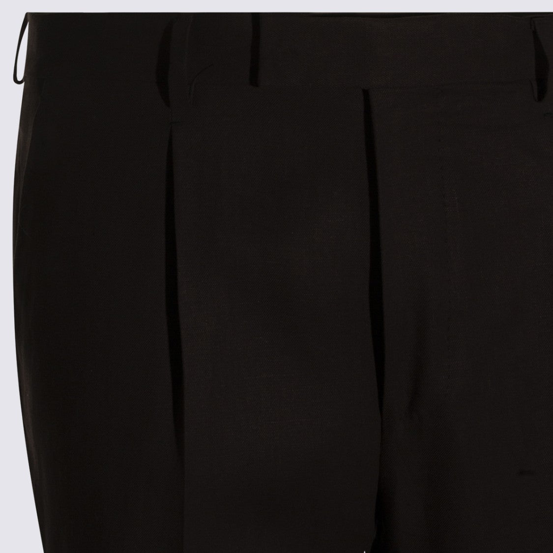 Zegna Tailored High-Waisted Trousers With Front Pleats