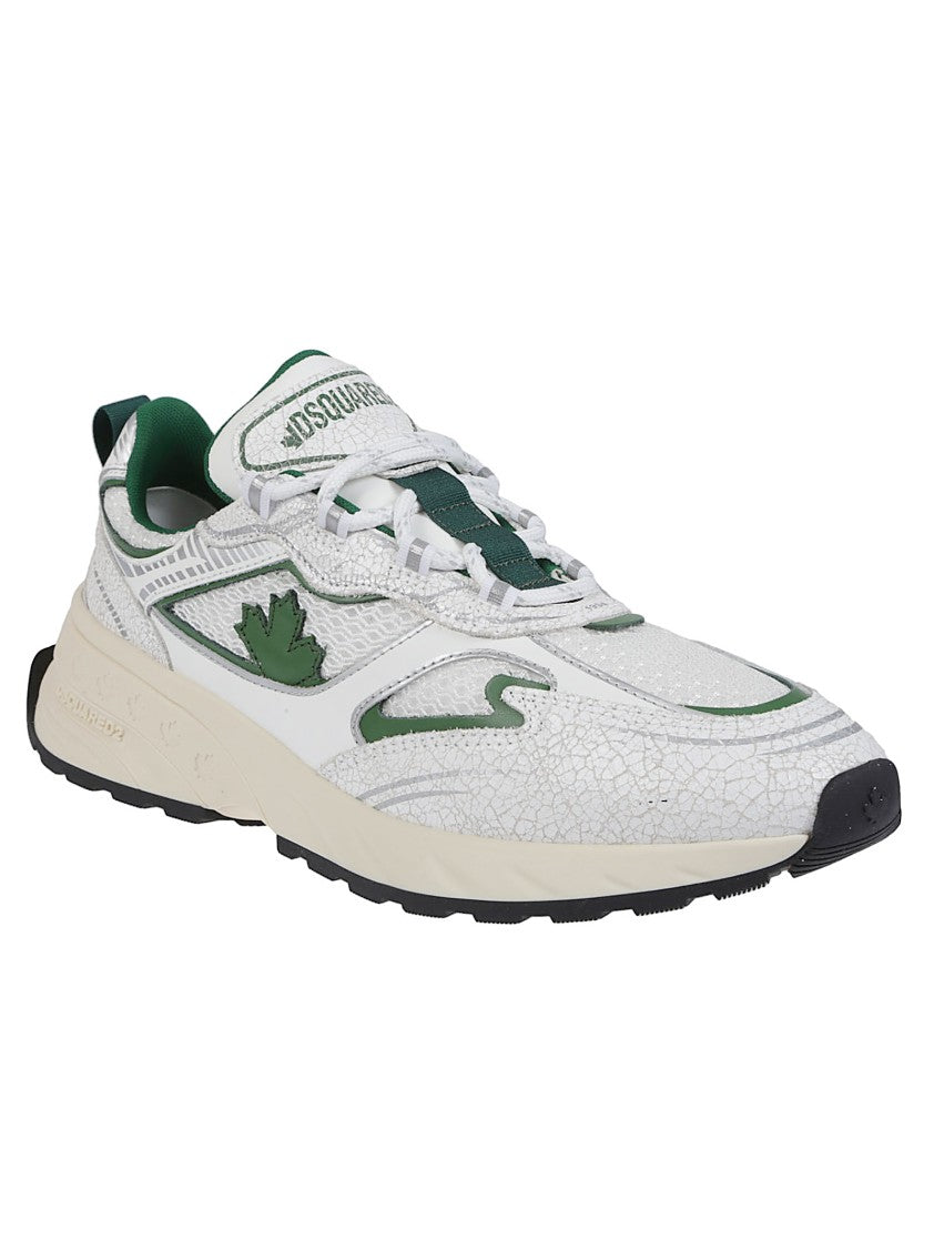 Dsquared2 Sprinter Lace-Up Calf Leather Sneakers