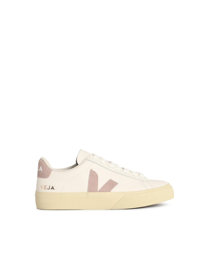 Veja 'Campo' White Leather Sneakers