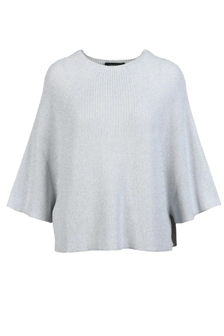 Fabiana Filippi Cotton Blend Sweater - Light Grey