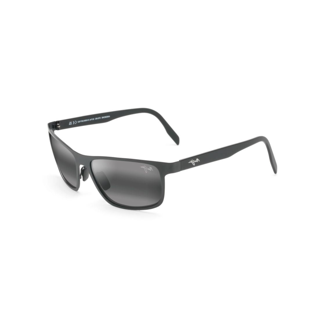 Maui Jim Anemone Rectangular Matte Finish Sunglasses With Gradient Lenses