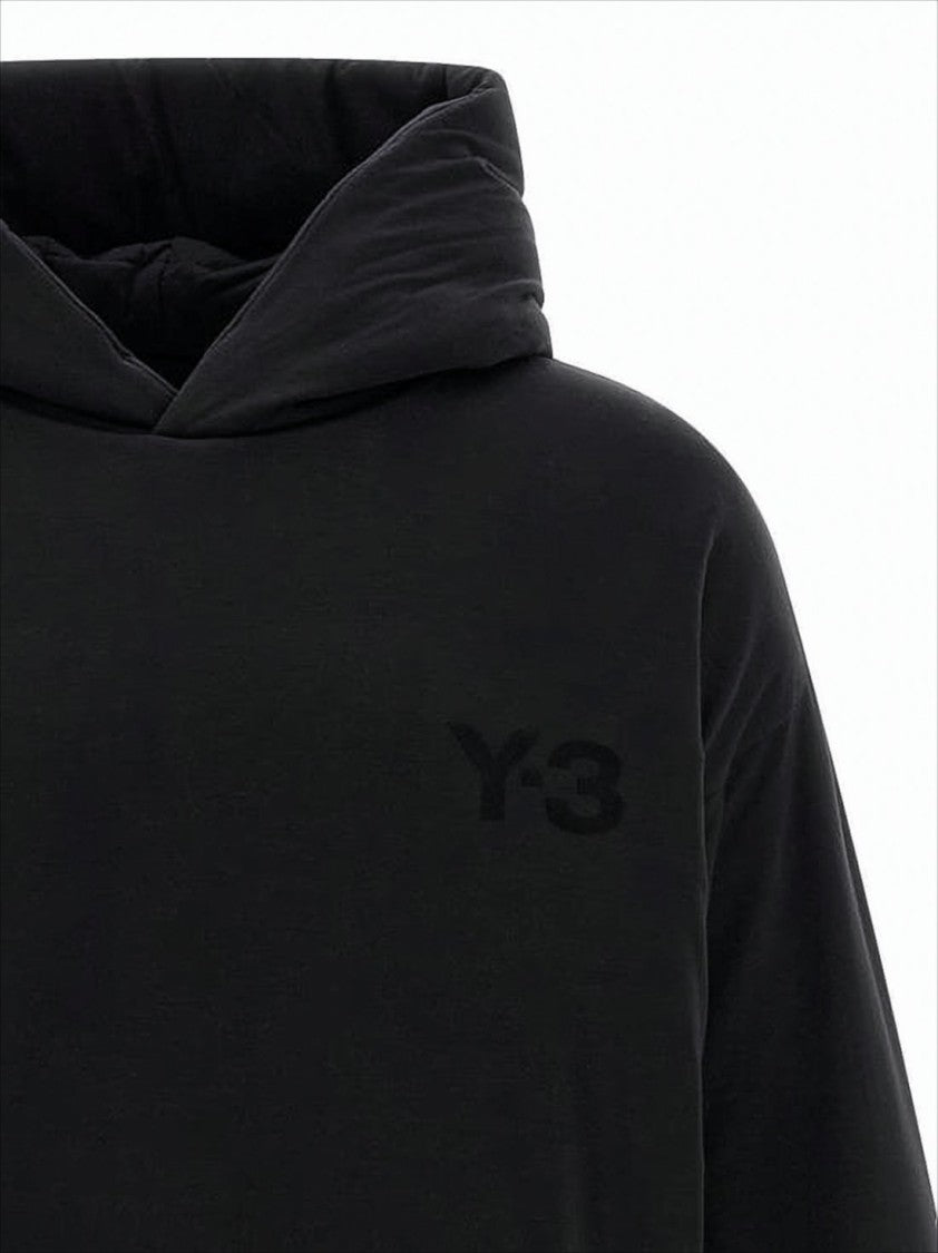 Y-3 Structured Padded Black Hoodie