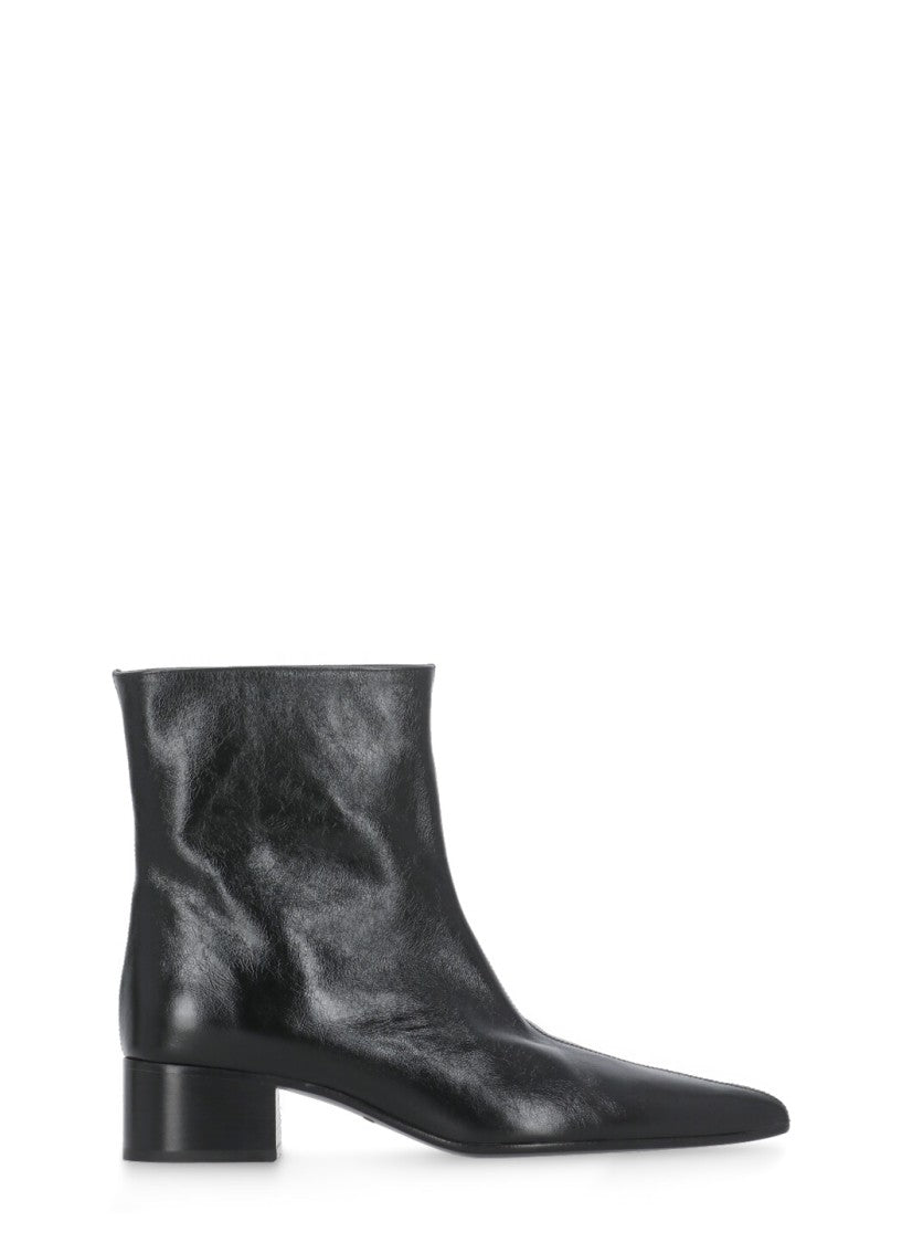 Khaite Black Andee Boots
