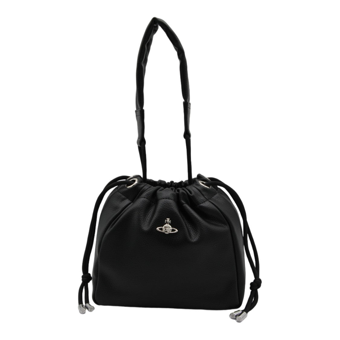 Vivienne Westwood Padded Handle Drawstring Bag With Structured Silhouette
