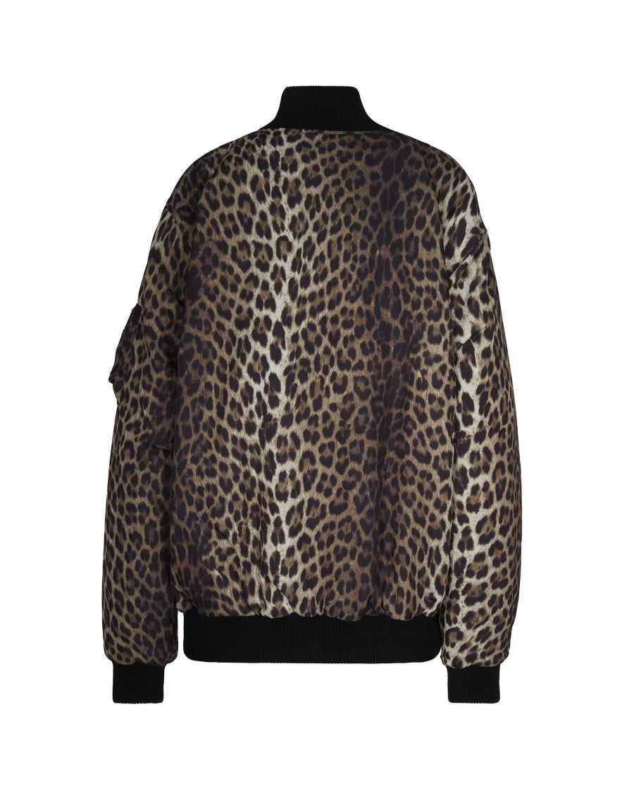 P.A.R.O.S.H. Animalier Print Reversible Bomber