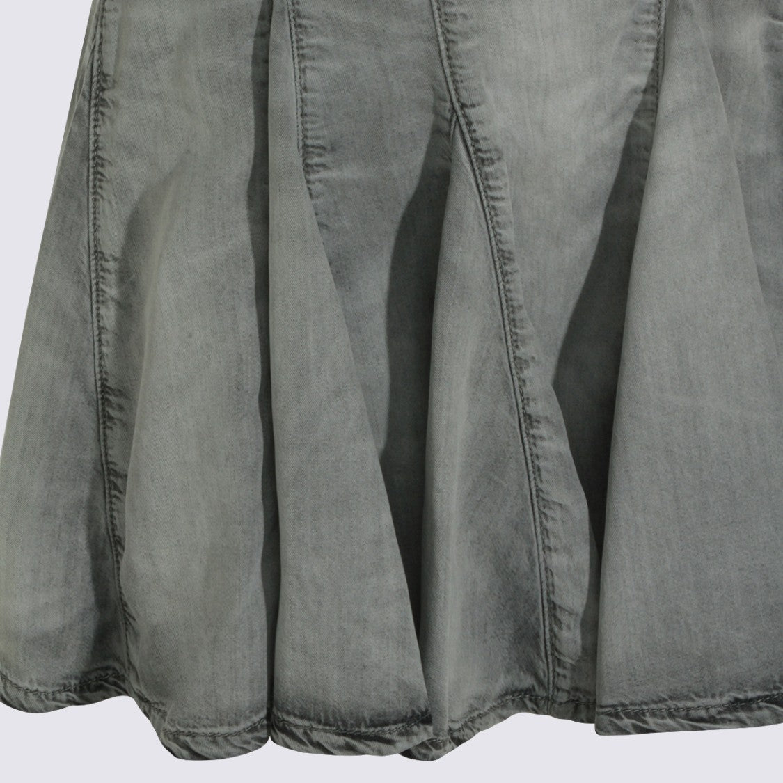 Diesel Fitted Mini Dress With Seam Detailing And Flared Skirt